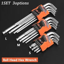 9Pcs Double-End L Type Screwdriver Hex Wrench Set Allen Key Hexagon Flat Ball Head Spanner Key 1.5 2 2.5 4 5 6 8 10mm Hand Tool
9Pcs Double-End L Type Screwdriver Hex Wrench Set Allen Key Hexagon Flat Ball Head Spanner Key 1.5 2 2.5 4 5 6 8 10mm Hand Tool