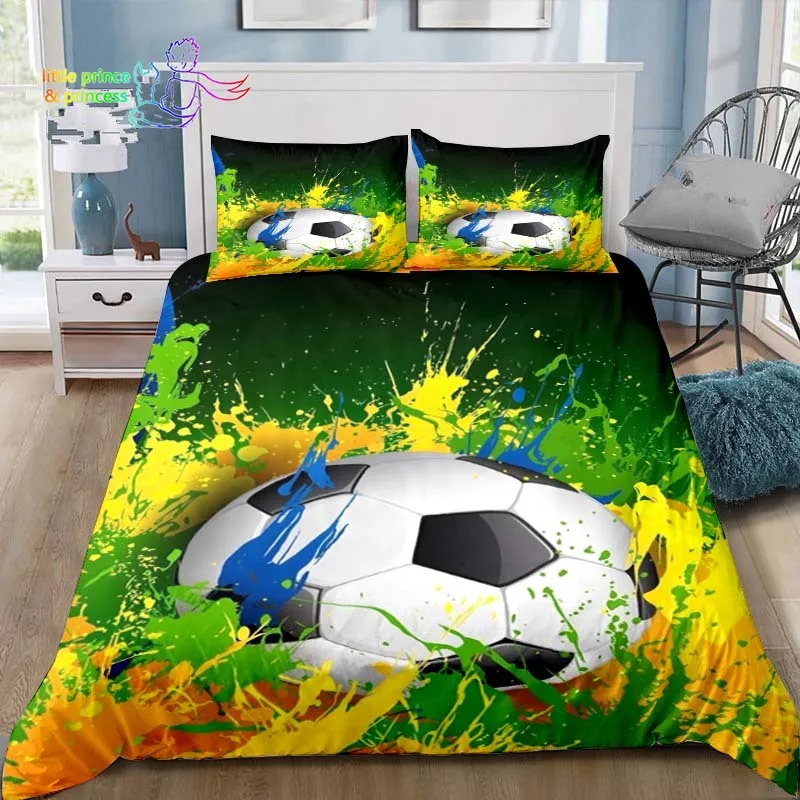 Soccer Football Bedding Set Single Twin Full Queen King Size Bed Set Adult Kid Bedroom 3D Print Bedding Gift
Soccer Football Bedding Set Single Twin Full Queen King Size Bed Set Adult Kid Bedroom 3D Print Bedding Gift