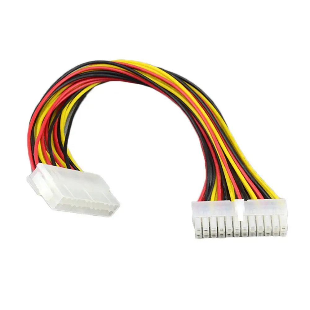 24Pin Male to 24Pin Female PC-PSU Power Adapter ATX Extension Cable Connector 1pcs
24Pin Male to 24Pin Female PC-PSU Power Adapter ATX Extension Cable Connector 1pcs