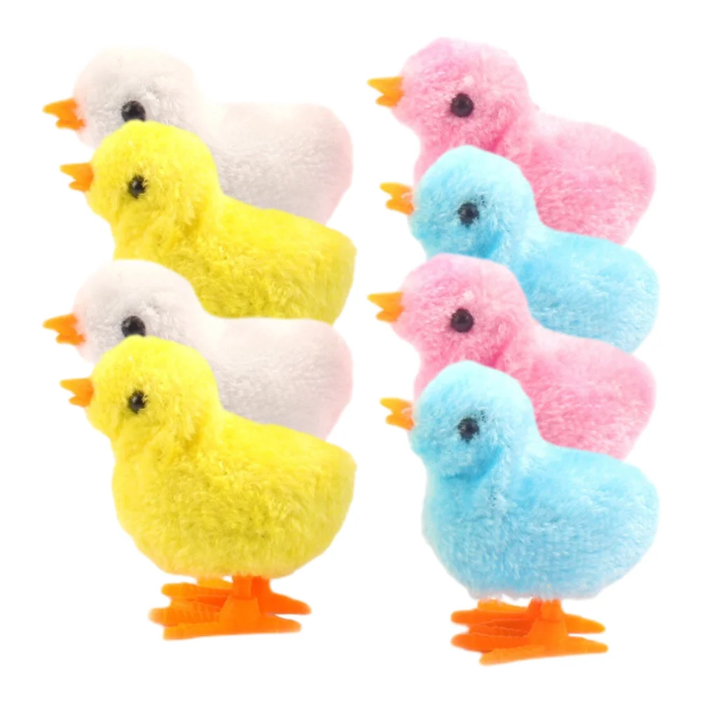 8 Pcs Wind-up Chicken Toy Easter Walking Chicks Childrens Toys Windup for Kids Mini
8 Pcs Wind-up Chicken Toy Easter Walking Chicks Childrens Toys Windup for Kids Mini