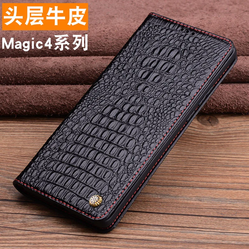 Luxury Genuine Leather Magnet Clasp Phone Cover Case For Honor Magic 4 Magic4 Pro Kickstand Holster Case Protective Full Funda
Luxury Genuine Leather Magnet Clasp Phone Cover Case For Honor Magic 4 Magic4 Pro Kickstand Holster Case Protective Full Funda