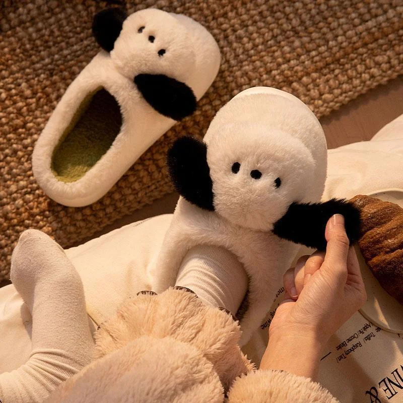 Kawaii Pochacco Plush Cotton Slippers Thick Sole Non Slip Couple Home Cotton Slippers Cute Mens and Womens Cotton Slippers
Kawaii Pochacco Plush Cotton Slippers Thick Sole Non Slip Couple Home Cotton Slippers Cute Mens and Womens Cotton Slippers