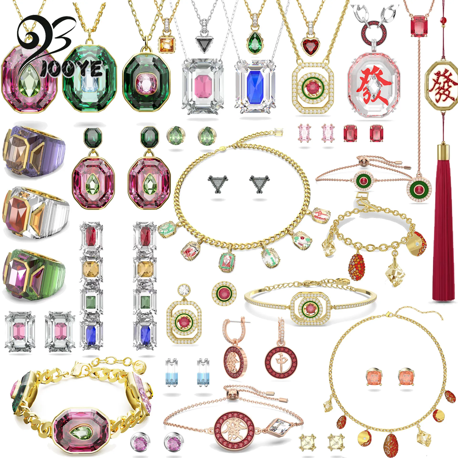 Original Chroma 2024 New Women Jewelry Set Trendy Alea Crystal Drop Necklace Earrings Ring Bracelet For Women Gift With Logo
Original Chroma 2024 New Women Jewelry Set Trendy Alea Crystal Drop Necklace Earrings Ring Bracelet For Women Gift With Logo