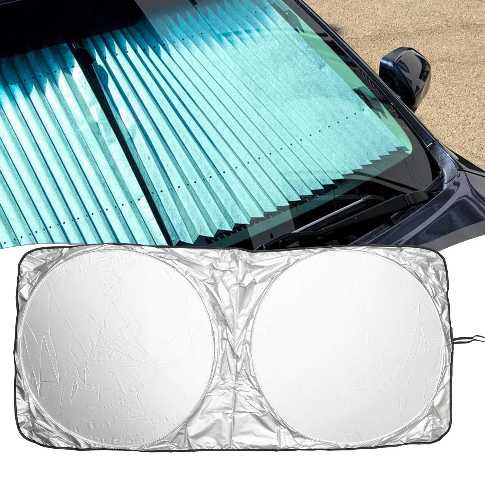 150x70CM Universal UV Protection Shield Front Rear Car Windshield Sunshade Sun Shade Visor Cover Visor UV Block Car Anti Snow
150x70CM Universal UV Protection Shield Front Rear Car Windshield Sunshade Sun Shade Visor Cover Visor UV Block Car Anti Snow