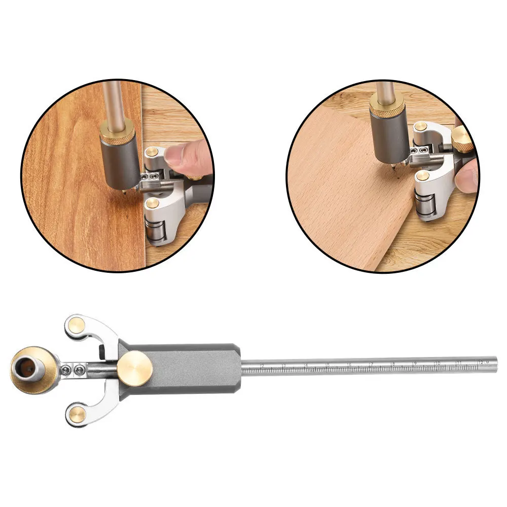 Woodworking Straight Line Arc Dual Purpose Scriber Multifunctional Parallel Scribing Instrument Drawing Contour Gauge
Woodworking Straight Line Arc Dual Purpose Scriber Multifunctional Parallel Scribing Instrument Drawing Contour Gauge