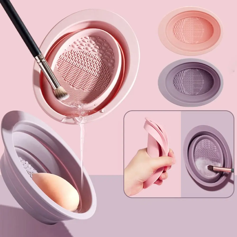 Makeup Brush Cleaning Bowl Beauty Brush Washing Pad Bowl Portable Travel Makeup Brush Scrubber Box
Makeup Brush Cleaning Bowl Beauty Brush Washing Pad Bowl Portable Travel Makeup Brush Scrubber Box
