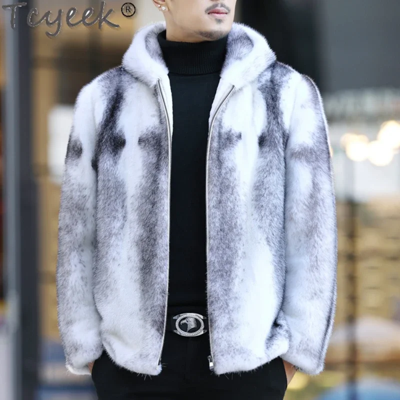 Tcyeek Men's High Quality Winter Coat Mink Fur Coat Men Clothes Casual Warm Short Male Hooded Fur Jacket Jaqueta Masculina Lq
Tcyeek Men's High Quality Winter Coat Mink Fur Coat Men Clothes Casual Warm Short Male Hooded Fur Jacket Jaqueta Masculina Lq