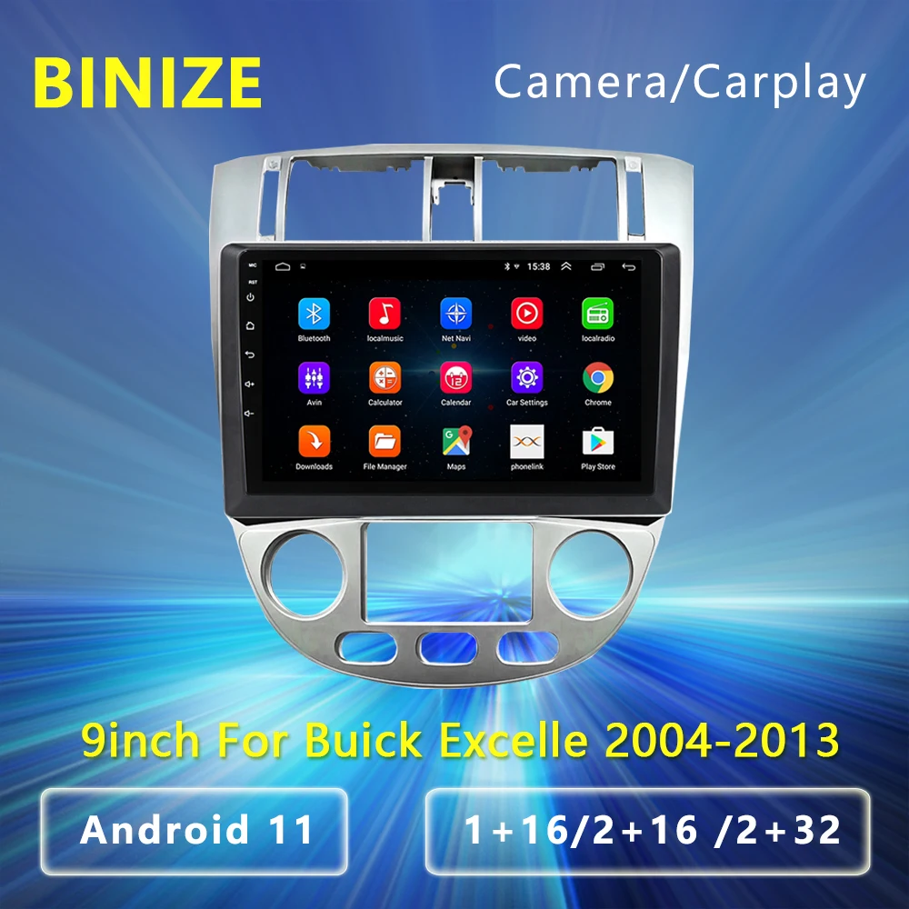 Android 11 Carplay Car Radio Stereo GPS Navigation Video Player For Chevrolet Lacetti J200 For Buick Excelle Hrv 2004 - 2013 9''
Android 11 Carplay Car Radio Stereo GPS Navigation Video Player For Chevrolet Lacetti J200 For Buick Excelle Hrv 2004 - 2013 9''