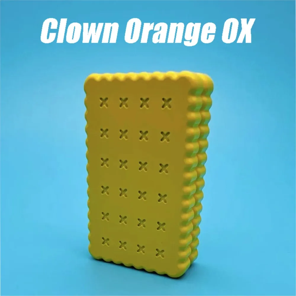 

Clown Orange OX Unlimited Push Slider Stress Relief Toys Metal Fidget Spinner EDC