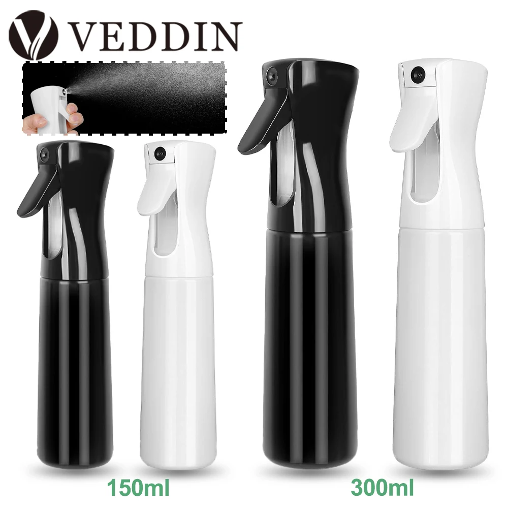 300ml/150ml Spray Bottle White Black Hairdressing Spray Bottles Water Mist Sprayer for Tattoo Hairstyling Salons Plants Cleaning
300ml/150ml Spray Bottle White Black Hairdressing Spray Bottles Water Mist Sprayer for Tattoo Hairstyling Salons Plants Cleaning