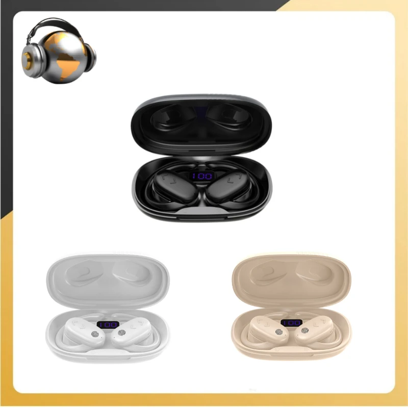 High-end AIR63 Wireless Earphones Bluetooth-5.4 Headphones Anti-drop EarHooks TWS In Ear Headset With Mic&LED Display For Sports
High-end AIR63 Wireless Earphones Bluetooth-5.4 Headphones Anti-drop EarHooks TWS In Ear Headset With Mic&LED Display For Sports