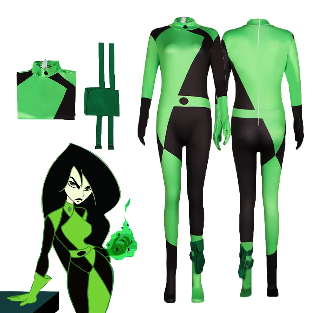 Anime Cos Shego Cosplay Costume Outfit Fantasy Bodysuit Accessories For Adult Female Girl Roleplay Halloween Carnival Party Suit
Anime Cos Shego Cosplay Costume Outfit Fantasy Bodysuit Accessories For Adult Female Girl Roleplay Halloween Carnival Party Suit