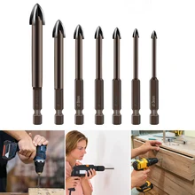 2022Durable Cross Hex Tile Drill Bits Glass Ceramic Concrete Hole Opener 1/4" Hex Shank Brick Hard Alloy Triangle Bit Tool3-12mm
2022Durable Cross Hex Tile Drill Bits Glass Ceramic Concrete Hole Opener 1/4" Hex Shank Brick Hard Alloy Triangle Bit Tool3-12mm