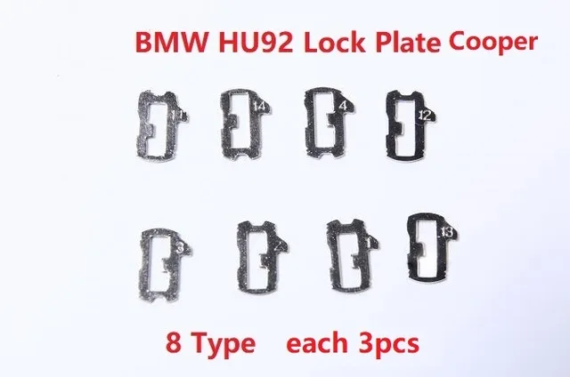 

(24pcs) HU92 For BMW Car Lock Reed Locking Plate HU92 Car Locks Tablets Lock Spring Locking Plate Auto Locksmith Repairing Word