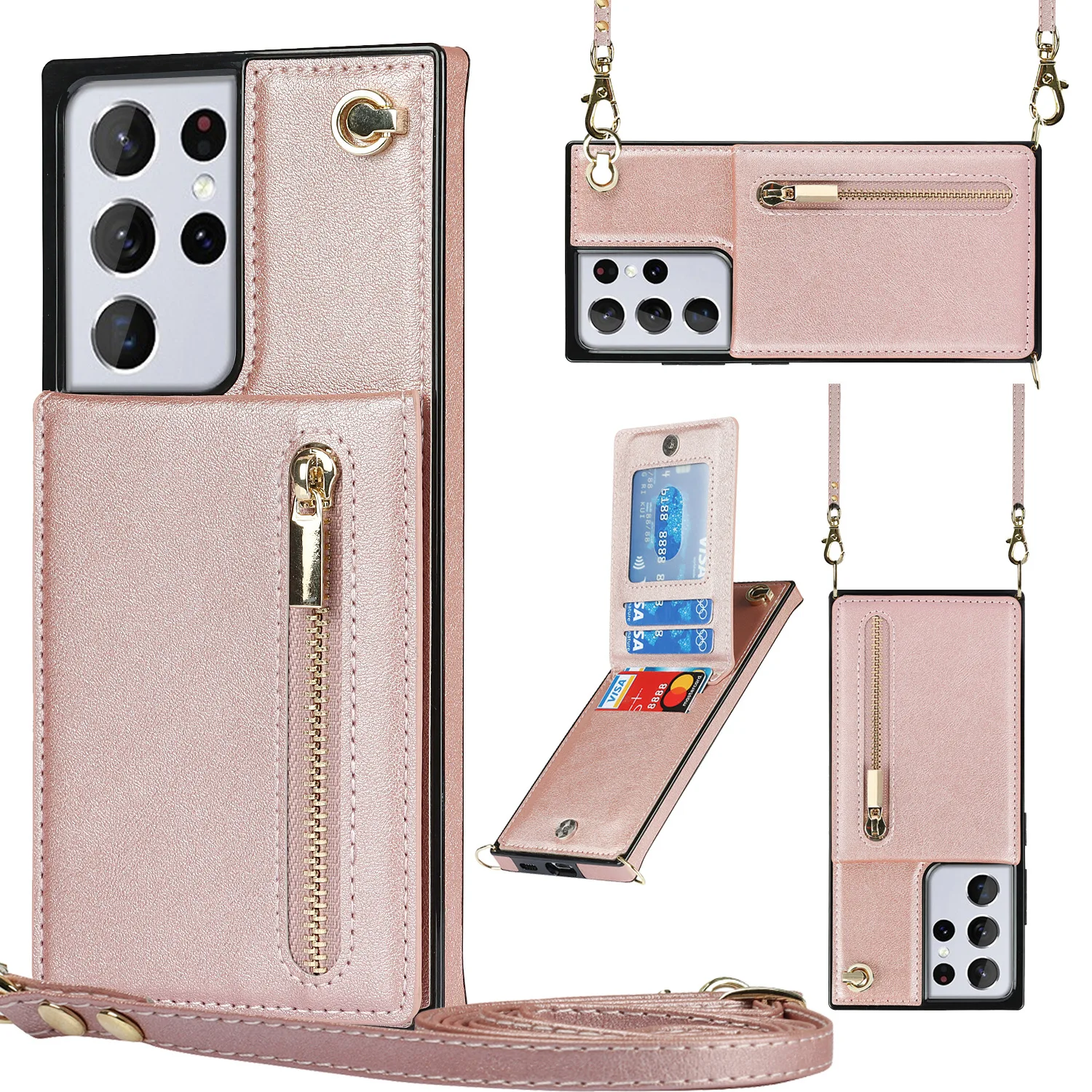 Suitable for luxurious Huawei Mate40pro crossbody phone case wallet model Mate30 20 protective case zipper leather case P40PROPL
Suitable for luxurious Huawei Mate40pro crossbody phone case wallet model Mate30 20 protective case zipper leather case P40PROPL