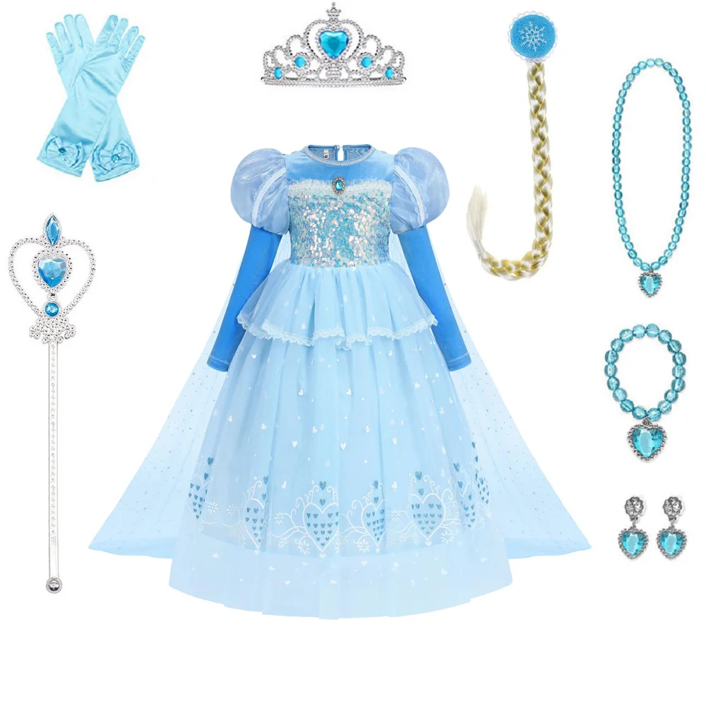 Long Sleeve Princess Gauze Dress Winter Girls Party Dress Mermaid Princess Dress Gauze PompadourHalloween for Girls Baby Gift
Long Sleeve Princess Gauze Dress Winter Girls Party Dress Mermaid Princess Dress Gauze PompadourHalloween for Girls Baby Gift