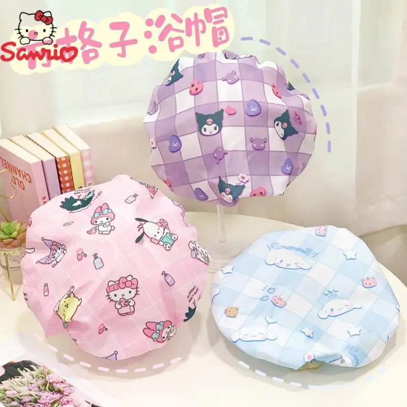 Anime Sanrio Kuromi Cartoon Pattern Shower Cap Hello Kitty Melody Cinnamoroll Double Layer Shower Cap Waterproof Hair Care Cap
Anime Sanrio Kuromi Cartoon Pattern Shower Cap Hello Kitty Melody Cinnamoroll Double Layer Shower Cap Waterproof Hair Care Cap