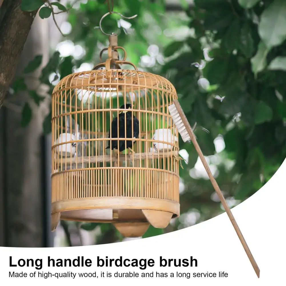 Birdcage Brush Wooden Parrot Cage Cleaning Brush Long Handled Birdcage Cleaner for Myna Hamster Birds Essential Pet Supplies
Birdcage Brush Wooden Parrot Cage Cleaning Brush Long Handled Birdcage Cleaner for Myna Hamster Birds Essential Pet Supplies
