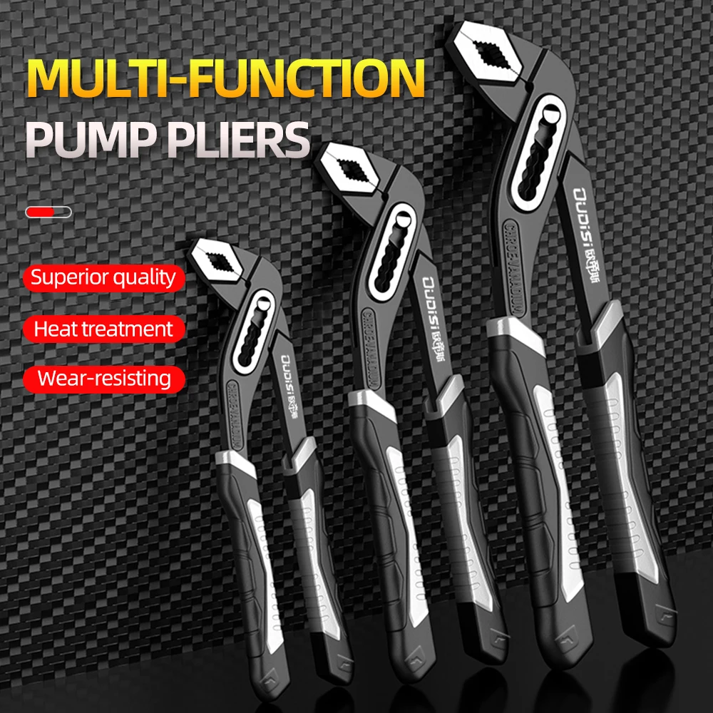 New 1Pcs Heavy Duty Pipe Wrenches Set Multifunctional Adjustable Opening Water Pipe Clamp Pliers Hand Repair Tool for Plumber
New 1Pcs Heavy Duty Pipe Wrenches Set Multifunctional Adjustable Opening Water Pipe Clamp Pliers Hand Repair Tool for Plumber