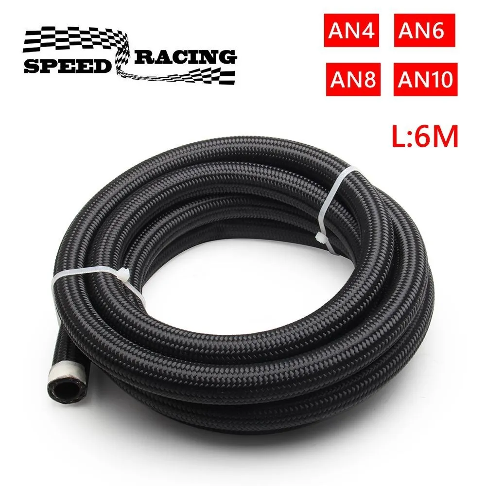 20FT AN4 AN6 AN8 AN10 Oil Fuel Hose Oil Gas Line Cooler Hose Pipe Tube Nylon Stainless Steel 6M Braided Line Inside CPE Rubber
20FT AN4 AN6 AN8 AN10 Oil Fuel Hose Oil Gas Line Cooler Hose Pipe Tube Nylon Stainless Steel 6M Braided Line Inside CPE Rubber