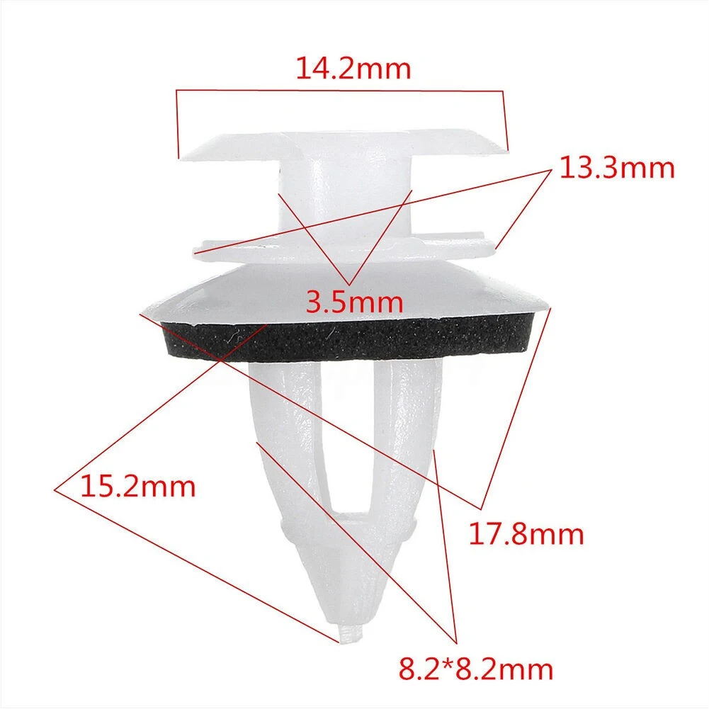 20Pcs Door Panel Clips 7.5-8mm Replacement With Seal Ring X5 M3 M5 Z3 Interior Mounting Nylon Trim High Quality
20Pcs Door Panel Clips 7.5-8mm Replacement With Seal Ring X5 M3 M5 Z3 Interior Mounting Nylon Trim High Quality