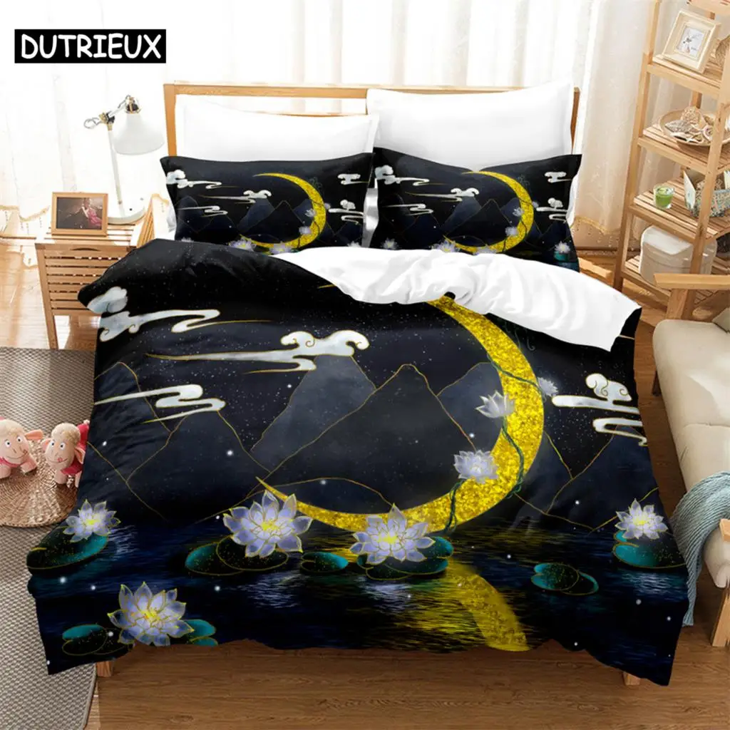 Lotus 3Pcs Bedding Sets 3D Digital Printing Custom Quilt Duvet Cover Set Home Queen King Quilt Pillowcase
Lotus 3Pcs Bedding Sets 3D Digital Printing Custom Quilt Duvet Cover Set Home Queen King Quilt Pillowcase