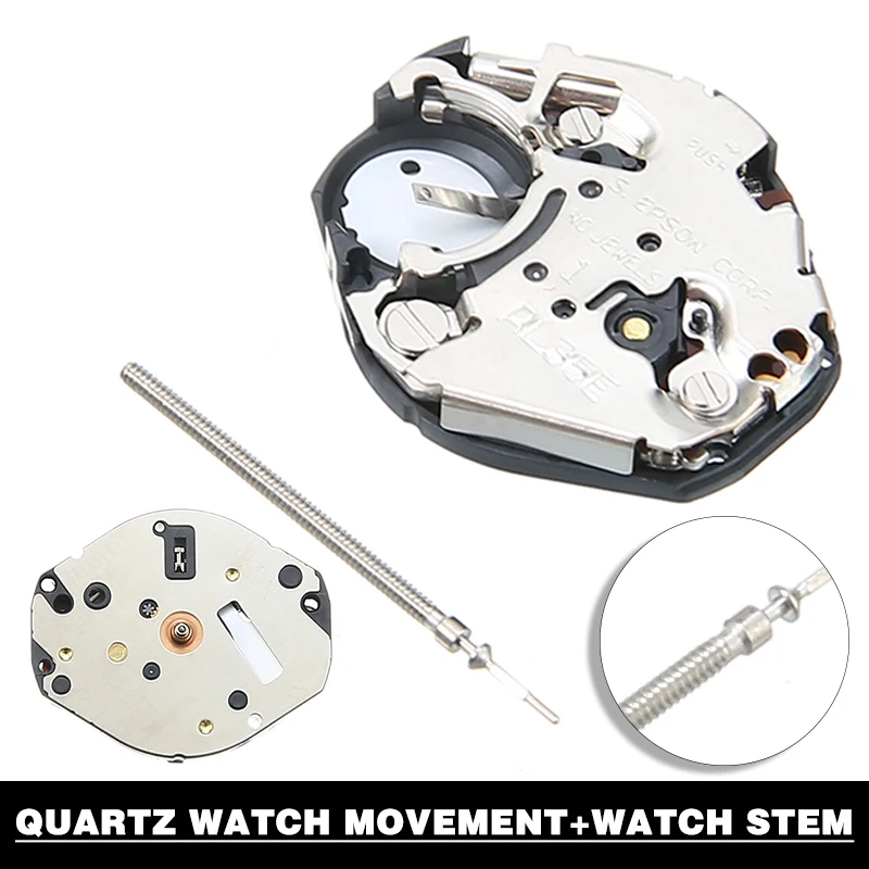 

Shellhard 1pc Small Replacement AL35E Watch Quartz Movement With Watch Stem For Repairing Replacing or Making a AL35E Watch