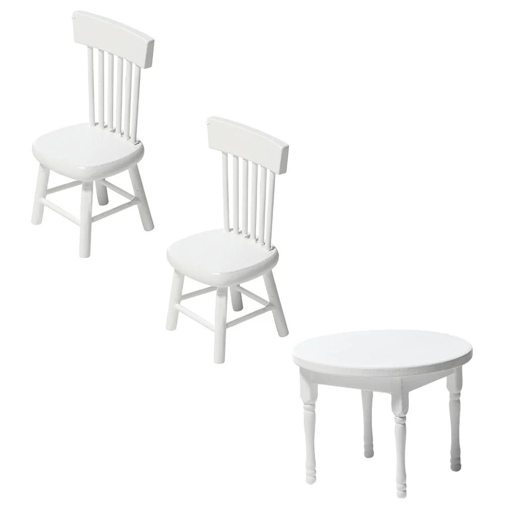Model Mini Dining Table and Chairs Child Toys Playhouse Furniture Wood Desktop Decoration Furnish
Model Mini Dining Table and Chairs Child Toys Playhouse Furniture Wood Desktop Decoration Furnish