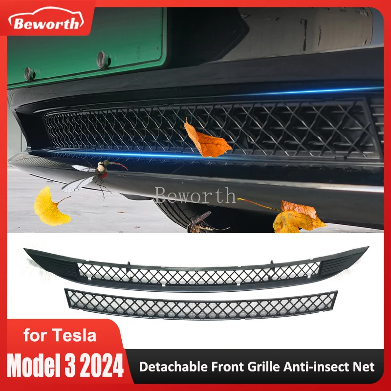 Anti-insect Front Mesh Grille for Tesla Model 3 Highland 2024 Detachable Bumper Grill Trim Air Inlet Screen Protective Cover
Anti-insect Front Mesh Grille for Tesla Model 3 Highland 2024 Detachable Bumper Grill Trim Air Inlet Screen Protective Cover