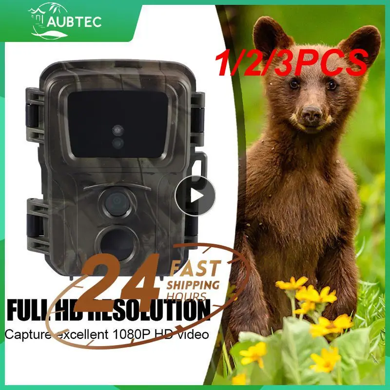 

1/2/3PCS Mini Trail Hunting Night Vision Camera 20MP 1080P Wildlife Photo Trap Surveillance Tracking Hunting Accessories