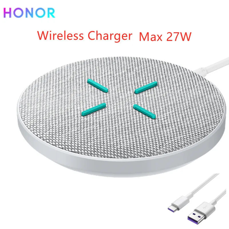 Беспроводное зарядное устройство Honor 27 Вт Max AP61 SuperCharge для Huawei/Honor Qi Стандартная зарядка для iPhone/Samsung/Xiaomi с кабелем 5A
Беспроводное зарядное устройство Honor 27 Вт Max AP61 SuperCharge для Huawei/Honor Qi Стандартная зарядка для iPhone/Samsung/Xiaomi с кабелем 5A