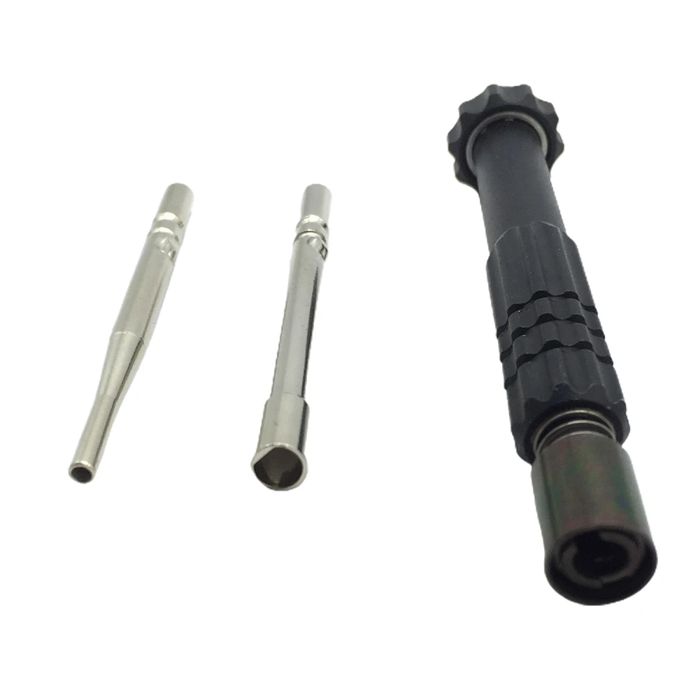 Micro/Regular D Tip Spring Loaded Handle Aluminum New Removable Rotating Head Spring Loaded Home For Echo PB-500T
Micro/Regular D Tip Spring Loaded Handle Aluminum New Removable Rotating Head Spring Loaded Home For Echo PB-500T