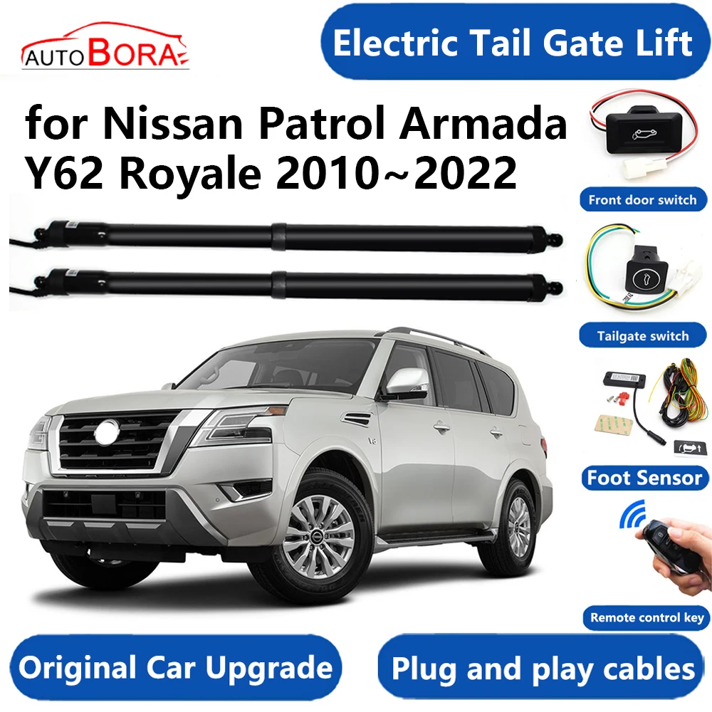 Car Electric Tail Gate Lift System Power Liftgate Kit Auto Automatic Tailgate Opener for Nissan Patrol Armada Y62 Royale
Car Electric Tail Gate Lift System Power Liftgate Kit Auto Automatic Tailgate Opener for Nissan Patrol Armada Y62 Royale