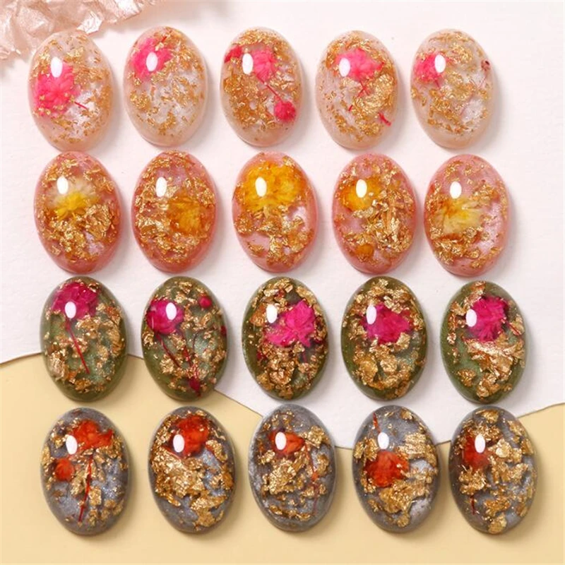 10Pcs/Lot New Dry Flower Gold Leaf Oval Resin Beads Charm Connectors For Diy Earrings Hair Phone Case Jewelry Making Accessories
10Pcs/Lot New Dry Flower Gold Leaf Oval Resin Beads Charm Connectors For Diy Earrings Hair Phone Case Jewelry Making Accessories