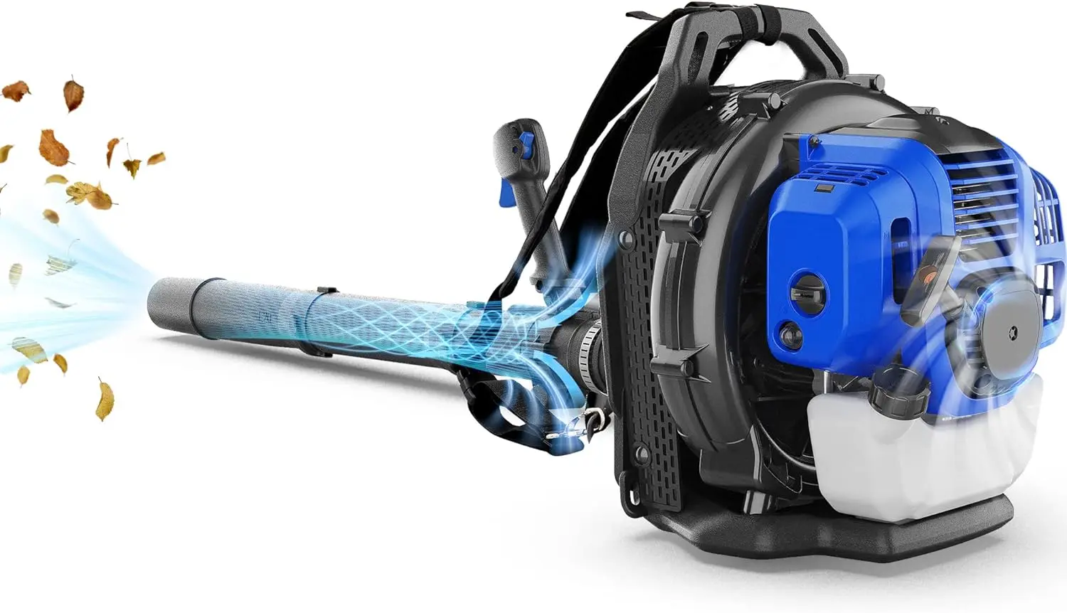 WILD BADGER POWER Leaf Blower Backpack, 53cc Gas Powered Strong Air Flow 853CFM 174MPH, Light Weight 19.6lbs
WILD BADGER POWER Leaf Blower Backpack, 53cc Gas Powered Strong Air Flow 853CFM 174MPH, Light Weight 19.6lbs