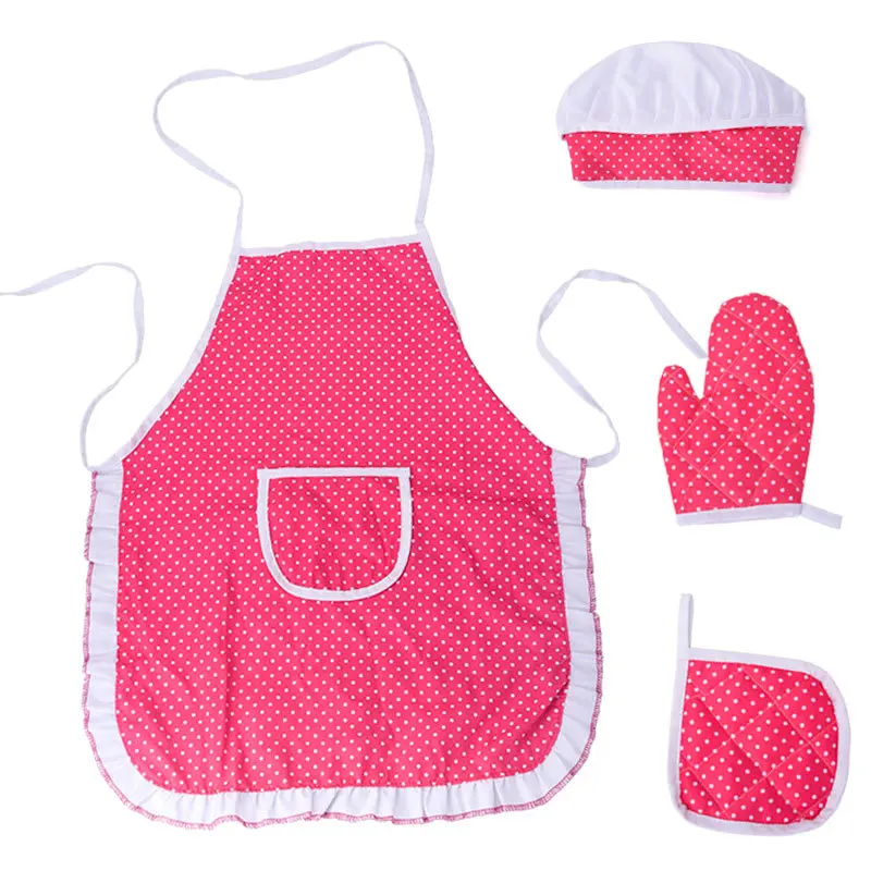 4Pcs/set Kids Cooking Apron Gloves Hat Set Pink Easter Halloween Child Chef Kitchen Baking Play House Dress Up Toys
4Pcs/set Kids Cooking Apron Gloves Hat Set Pink Easter Halloween Child Chef Kitchen Baking Play House Dress Up Toys
