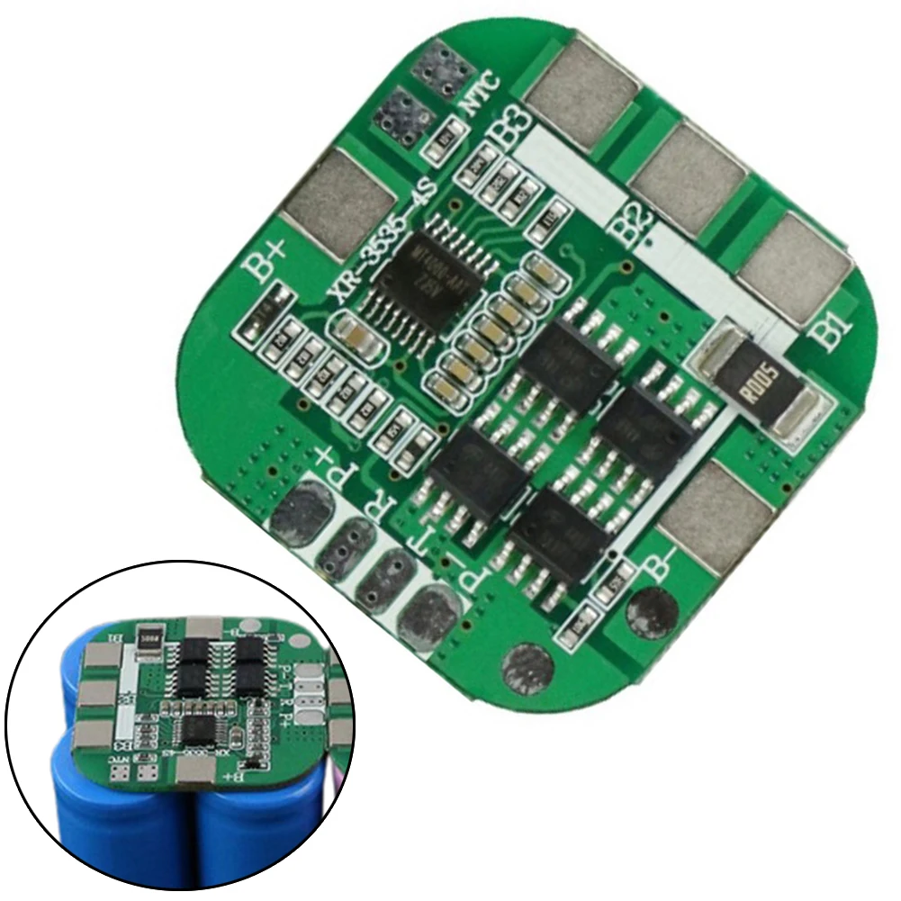 1PC 4S 8A 3.7V 14.8V 18 650 Lithium Battery Charge Protection Board Balance Version 34×34×3.2mm For Drill Motor
1PC 4S 8A 3.7V 14.8V 18 650 Lithium Battery Charge Protection Board Balance Version 34×34×3.2mm For Drill Motor
