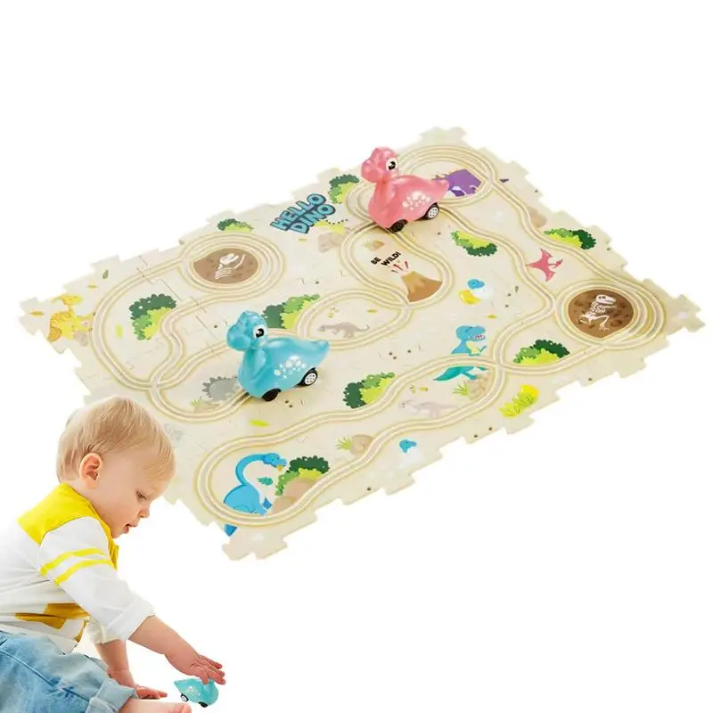Dinosaur Puzzle Race Track DIY Puzzle Track Car Interactive Montessori Toy Funny Puzzle Track For Fun Boys Girls
Dinosaur Puzzle Race Track DIY Puzzle Track Car Interactive Montessori Toy Funny Puzzle Track For Fun Boys Girls