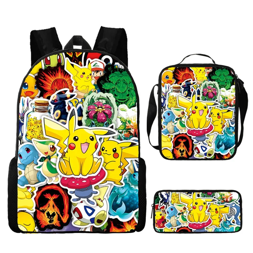 3D Pikachu Children's Schoolbag Elementary School Student Backpack Three-piece Set Pokémon Cartoon Backpack Digital Printing
3D Pikachu Children's Schoolbag Elementary School Student Backpack Three-piece Set Pokémon Cartoon Backpack Digital Printing