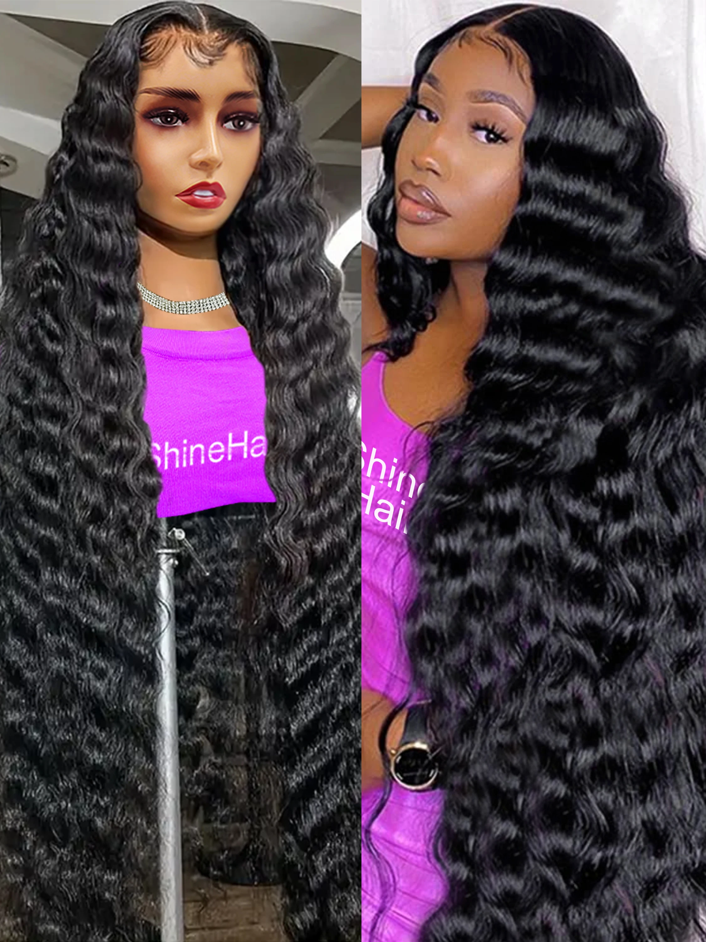 13x4 Deep Wave Frontal Wig 13x6 Hd Lace Curly Glueless Frontwigs 250 Density 4x4 360 Full Lace Front Wig Human Hair Preplucked
13x4 Deep Wave Frontal Wig 13x6 Hd Lace Curly Glueless Frontwigs 250 Density 4x4 360 Full Lace Front Wig Human Hair Preplucked
