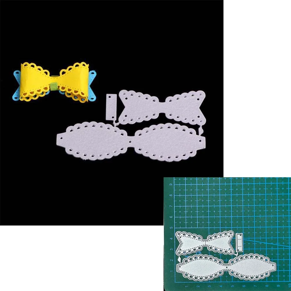 Metal Bowknot Bows Cutting Dies Stencils Ribbon DIY Scrapbooking Die Cuts Greeting Card Decor Blade Punch Embossing
Metal Bowknot Bows Cutting Dies Stencils Ribbon DIY Scrapbooking Die Cuts Greeting Card Decor Blade Punch Embossing