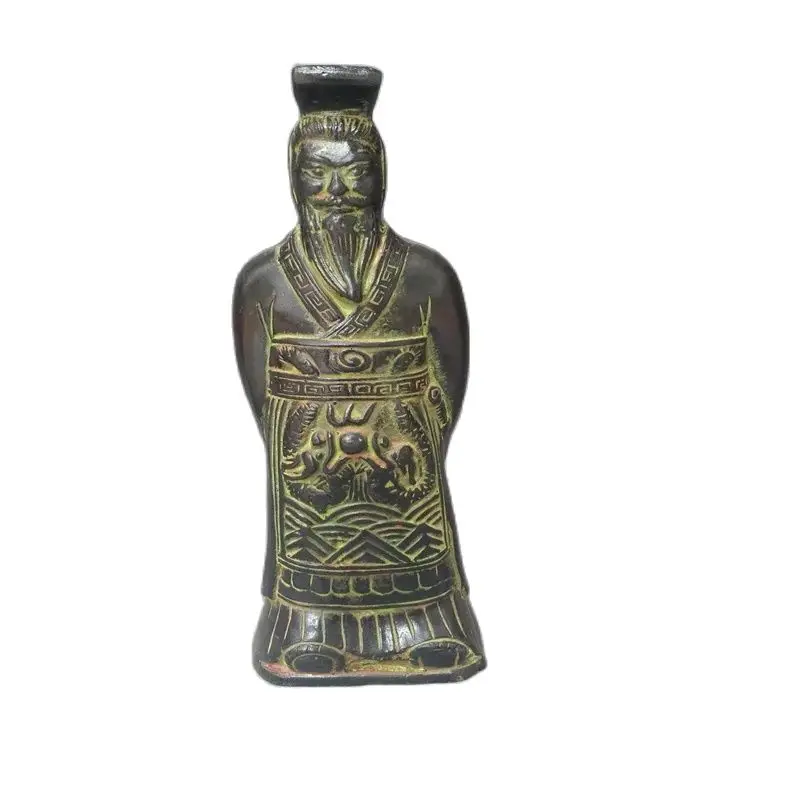 Collectibles Old Bronze Statue Of Chinese Fortune Bronze Qin Shi Huang Statue Rare
Collectibles Old Bronze Statue Of Chinese Fortune Bronze Qin Shi Huang Statue Rare