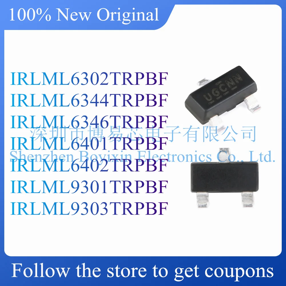 5Pcs NEW IRLML6302TRPBF IRLML6344TRPBF IRLML6346TRPBF IRLML6401TRPBF IRLML6402TRPBF IRLML9301TRPBF IRLML9303TRPBF.
5Pcs NEW IRLML6302TRPBF IRLML6344TRPBF IRLML6346TRPBF IRLML6401TRPBF IRLML6402TRPBF IRLML9301TRPBF IRLML9303TRPBF.