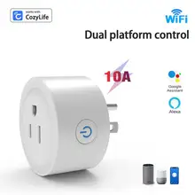10A US Smart Wifi Power Plug Wireless Remote Socket Smart Timer Plug Socket Outlet Works With Alexa Google Home Yandex Aubess
10A US Smart Wifi Power Plug Wireless Remote Socket Smart Timer Plug Socket Outlet Works With Alexa Google Home Yandex Aubess