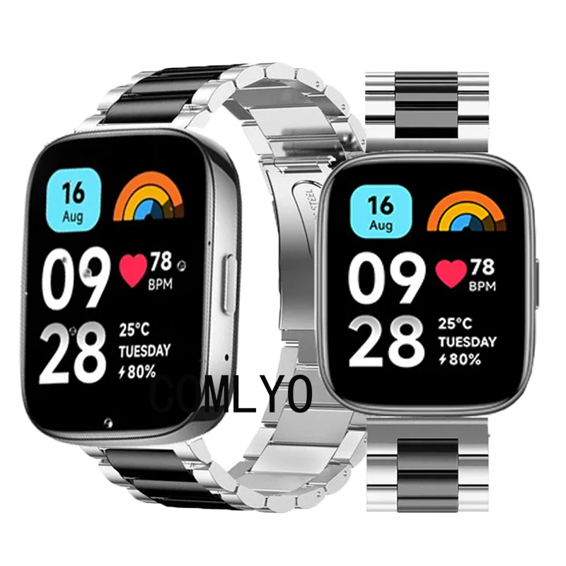 Metal Band For Xiaomi Redmi Watch 3 Active lite Smart Watch Strap Stainless Steel Metal Bracelet Belt
Metal Band For Xiaomi Redmi Watch 3 Active lite Smart Watch Strap Stainless Steel Metal Bracelet Belt