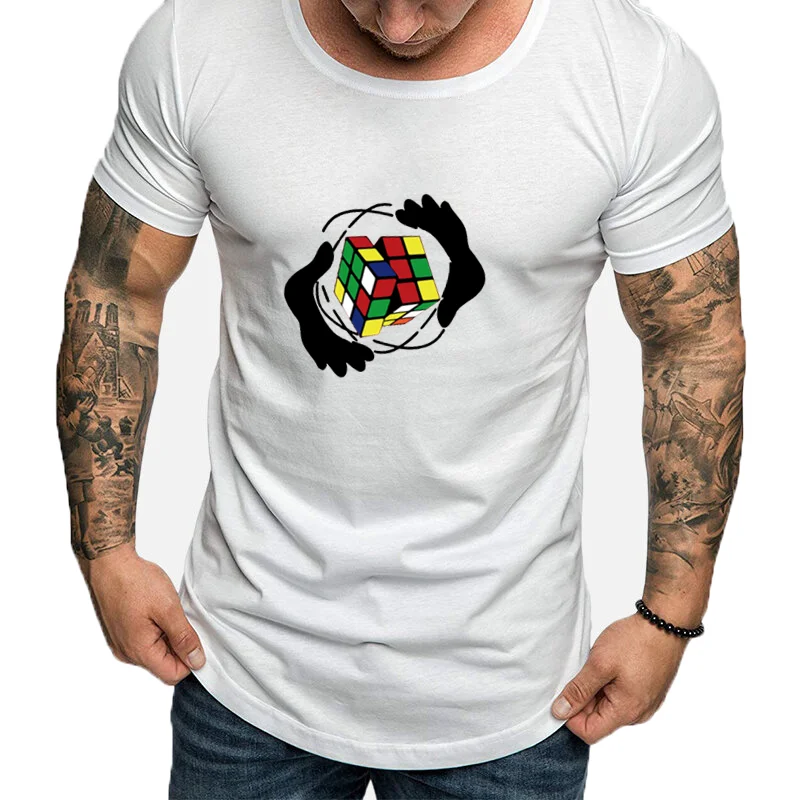 Rubik's Cube Brand Men's Women's T-Shirts Summer Fashion New Retro 100% Cotton Harajuku Printed Short Sleeve O-Neck Pullover Top
Rubik's Cube Brand Men's Women's T-Shirts Summer Fashion New Retro 100% Cotton Harajuku Printed Short Sleeve O-Neck Pullover Top
