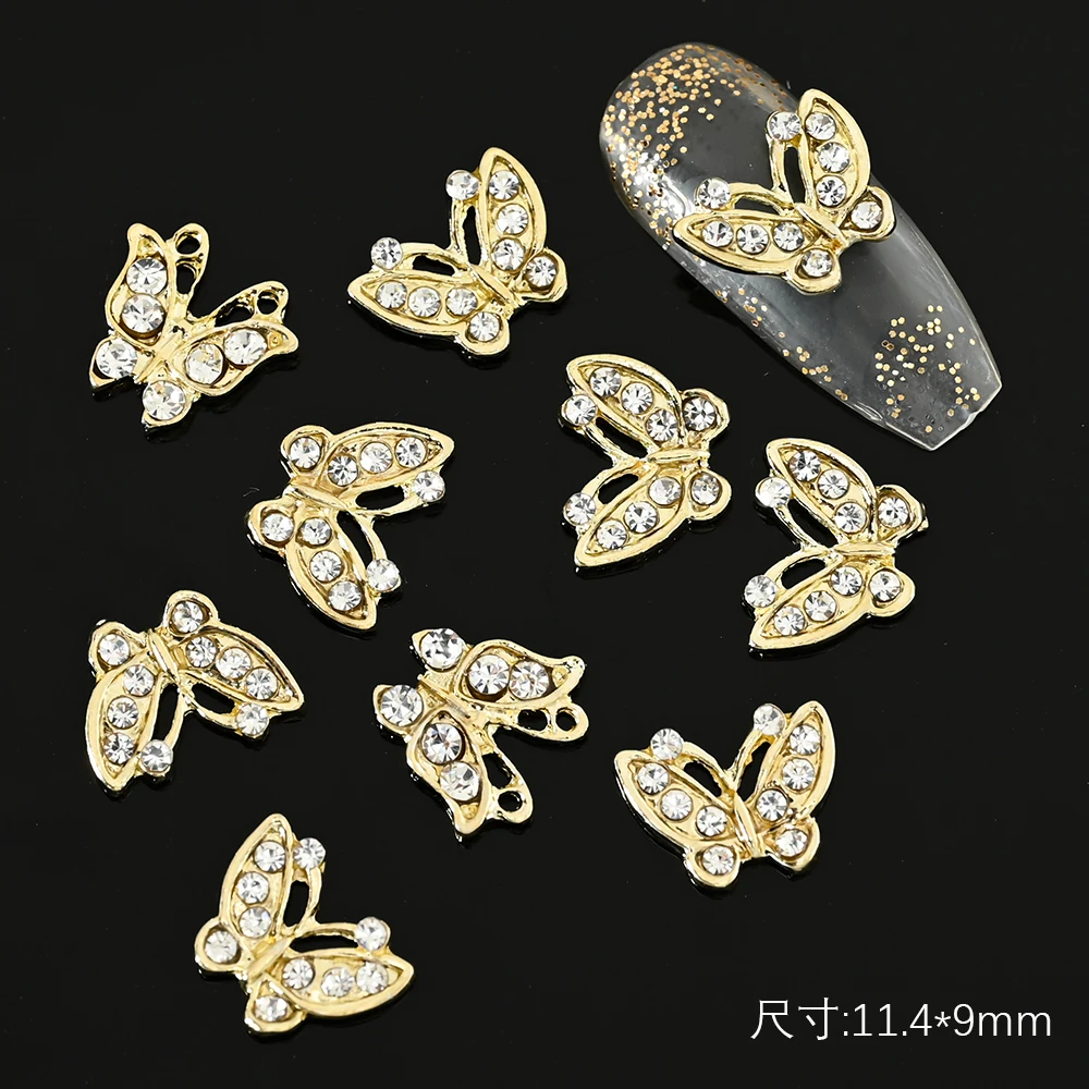 5/10Pcs Butterfly Alloy Rhinestone Nail Charms 3D Butterfly Zircon Diamond Nails Jewelry Gold/Silver DIY Nail Art Decoration #JE
5/10Pcs Butterfly Alloy Rhinestone Nail Charms 3D Butterfly Zircon Diamond Nails Jewelry Gold/Silver DIY Nail Art Decoration #JE