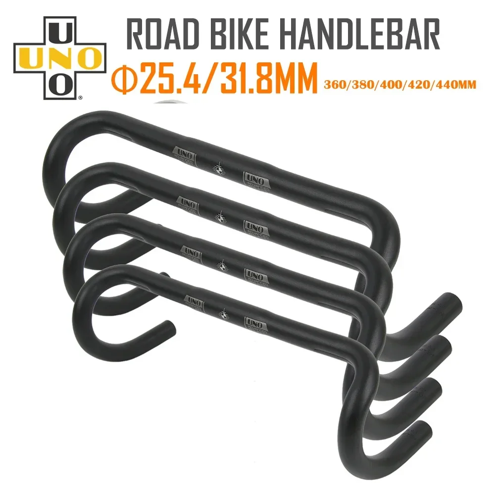 UNO Ultralight Drop Bar Handle Road Bike Handlebar 25.4/31.8mm Bicycle Bent Handlebar 360/380/400/420/440mm Bike Accessories
UNO Ultralight Drop Bar Handle Road Bike Handlebar 25.4/31.8mm Bicycle Bent Handlebar 360/380/400/420/440mm Bike Accessories