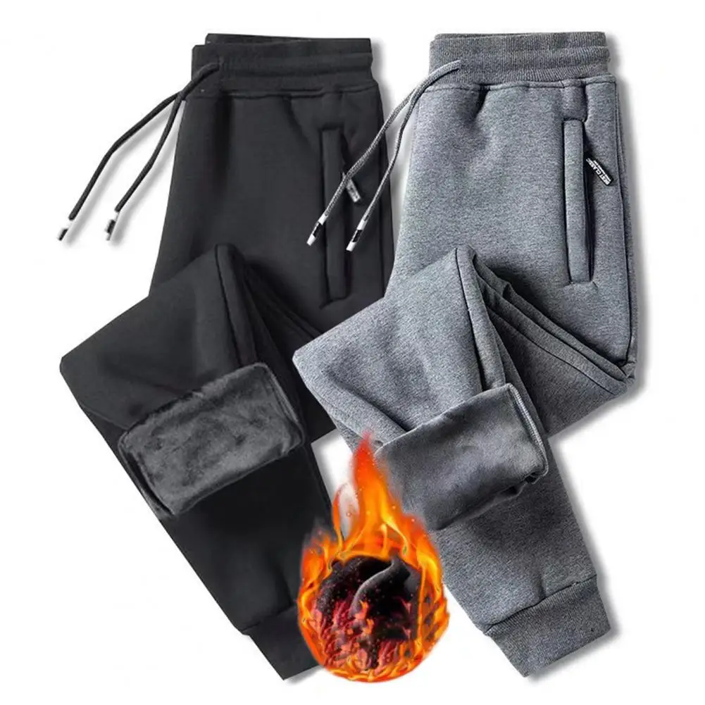 Warm Pants Men Fur Lined Joggers Thick Sweatpants Drawstring Trousers Men Fleece Running Pants Warm Velvet Ankle-Tied Pants
Warm Pants Men Fur Lined Joggers Thick Sweatpants Drawstring Trousers Men Fleece Running Pants Warm Velvet Ankle-Tied Pants