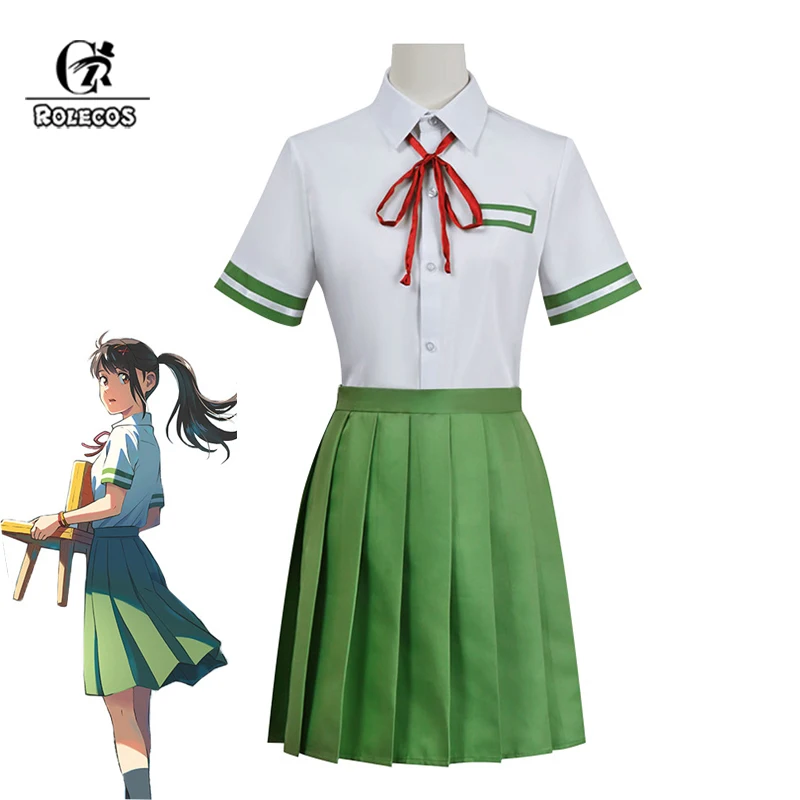 ROLECOS Anime Suzume no Tojimari Iwato Suzume Cosplay Costume Girl School Uniform Women Sailor Costume with Socks
ROLECOS Anime Suzume no Tojimari Iwato Suzume Cosplay Costume Girl School Uniform Women Sailor Costume with Socks